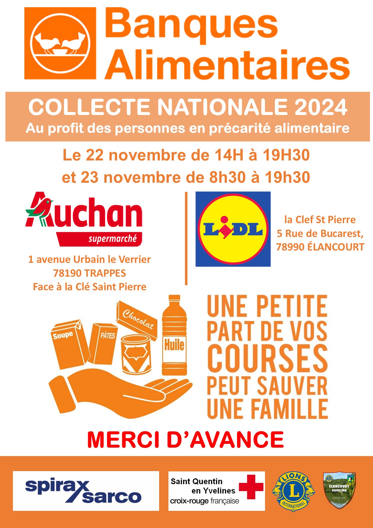 COLLECTE NATIONALE DE LA BANQUE ALIMENTAIRE